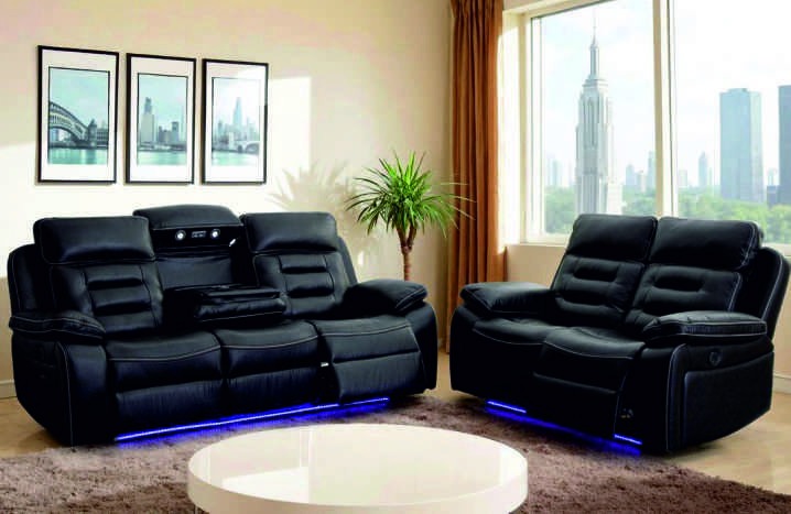 Hafsa Leather Suite