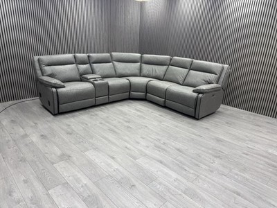 TECH SERIES 2 CORNER SOFA BLUETOOTH ELECTRIC RECLINER